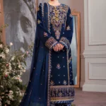 Velvet Pakistani Suit 2024