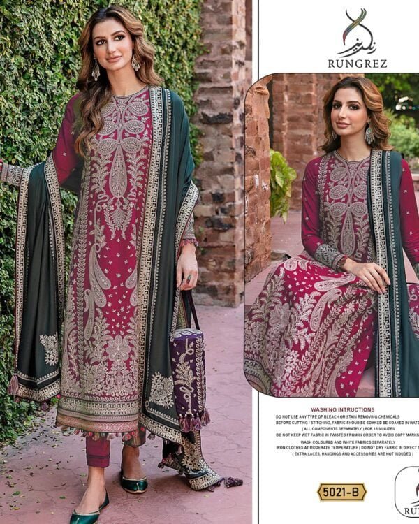 designer party wear indian dresses: Super Hit Design 5021 by Rungrez