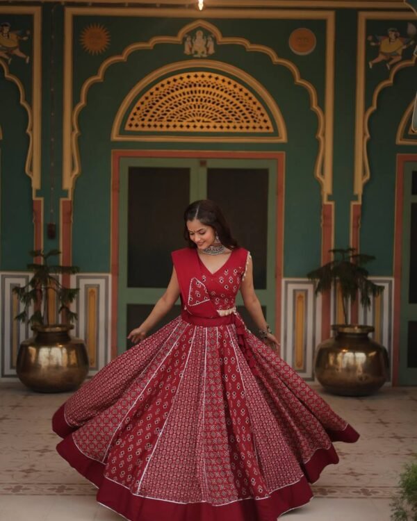 Premium Red Lehenga Choli For Womens