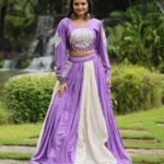 Best Purple Lehenga Choli Set For Navratri