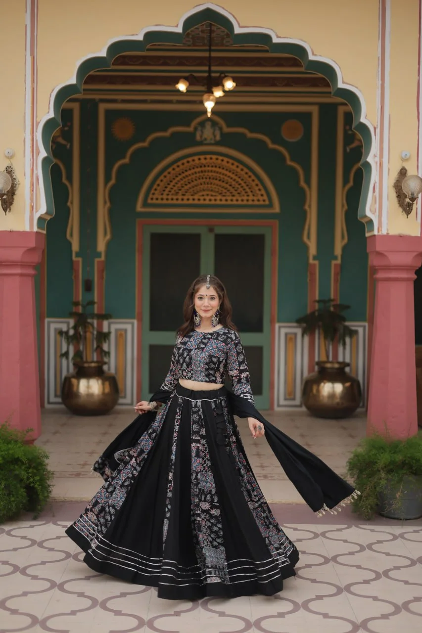 Reyon Navratri Chaniya Choli Set