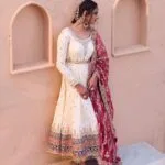 Designer Anarkali Gown Suit Set for Women