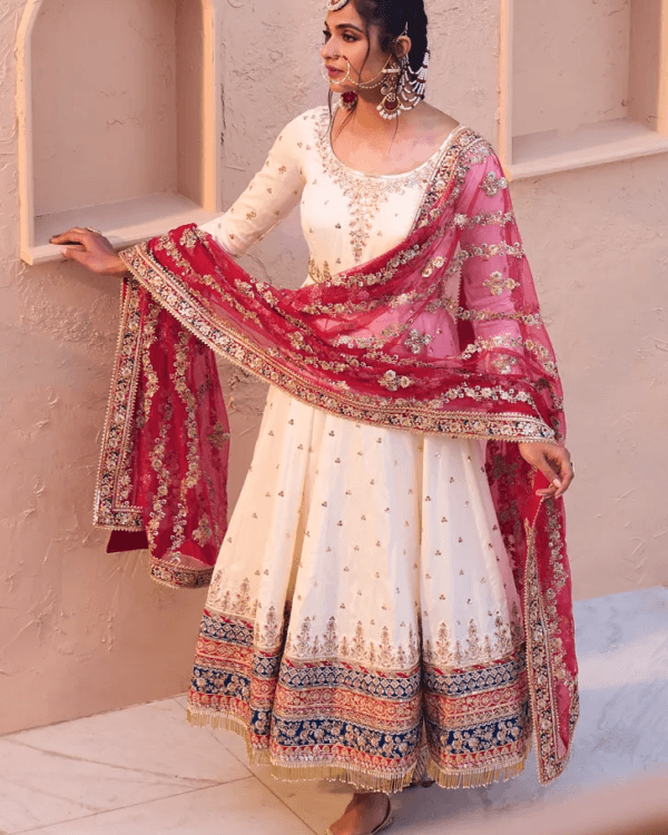 Designer Anarkali Gown Suit Set for Diwali