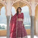 Bridal Red Lehenga Choli Set