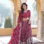 Red Bridal Lehenga Choli Set