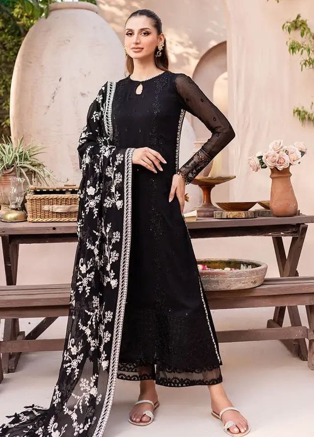 Elegant Black Pakistani Suits for Women ...