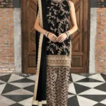 Sleeveless Velvet Salwar Suit