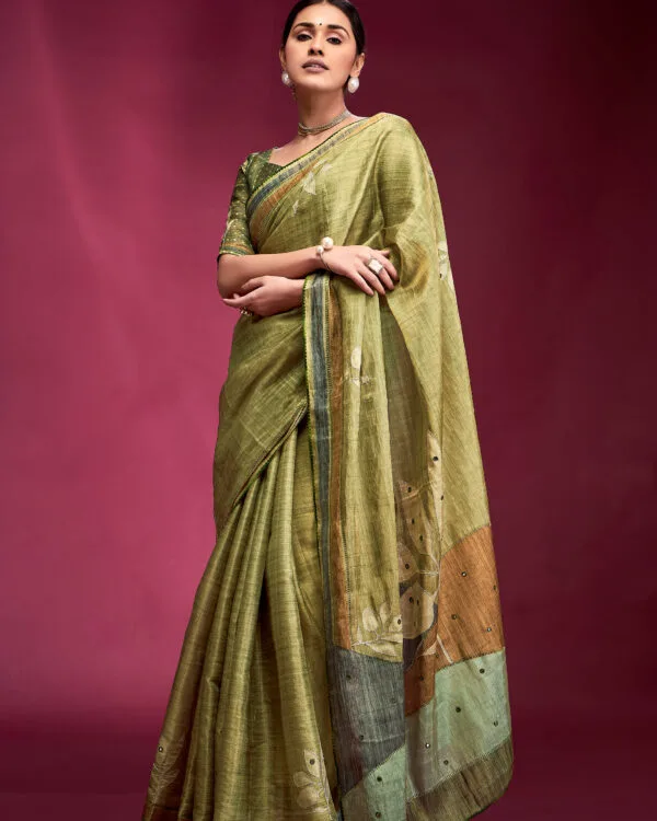 Best Tusser Silk Saree For Women