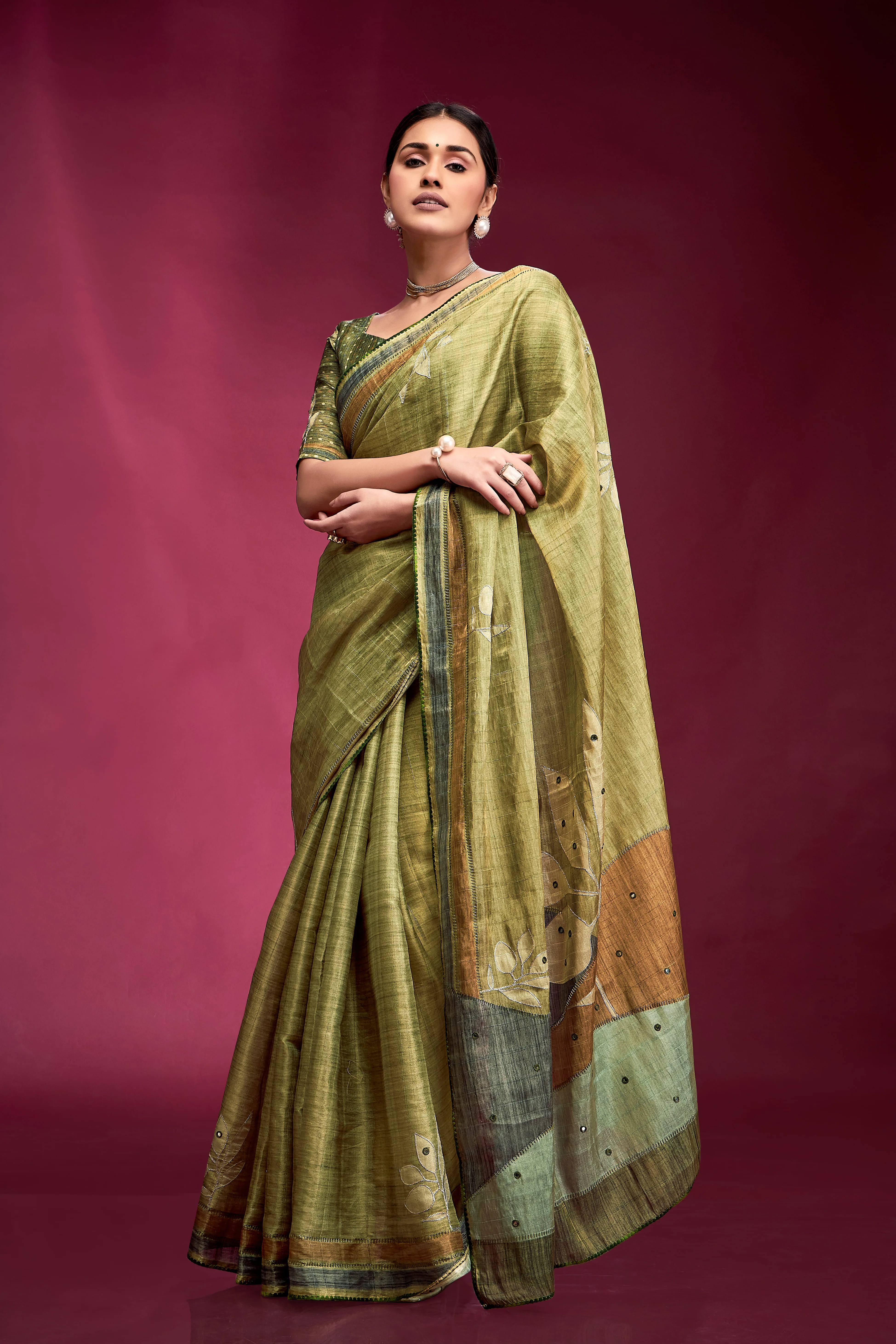 Best Tusser Silk Saree For Women