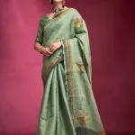 Tusser Silk Saree For Women