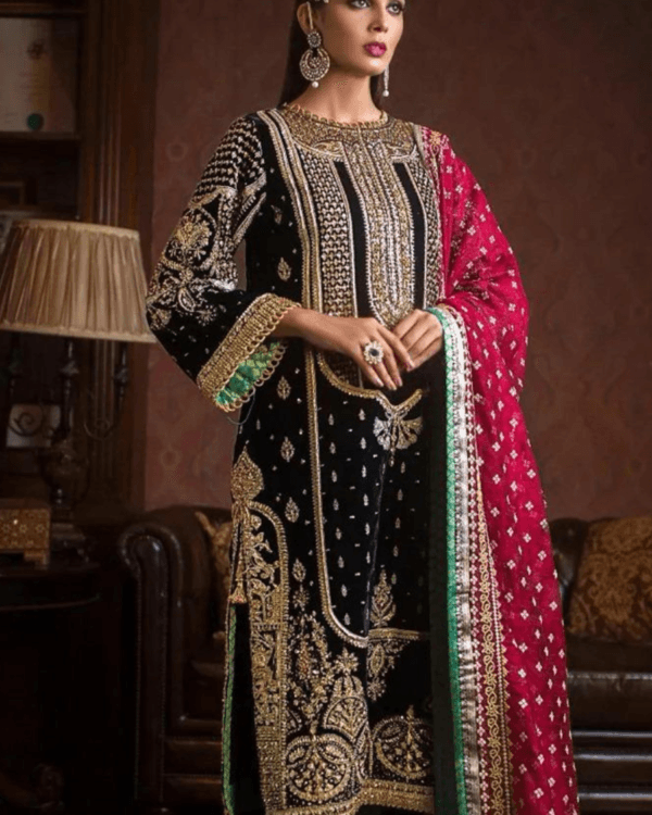 Premium Velvet Salwar Suit Set Collection