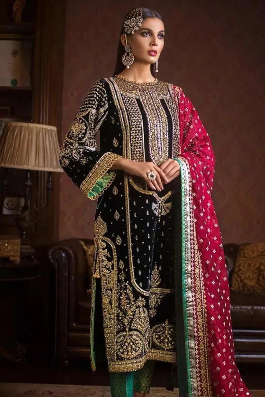 Premium Velvet Salwar Suit Set Collection