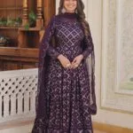 Purple Gown For Women