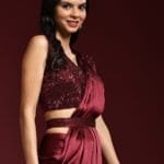 Red Saree for Women - Arish