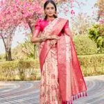 Pink Kanjivaram Silk Fancy Saree