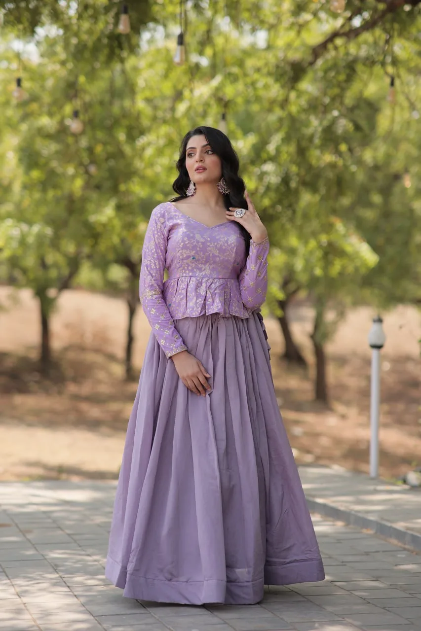 Buy Purple Lehenga Choli near me