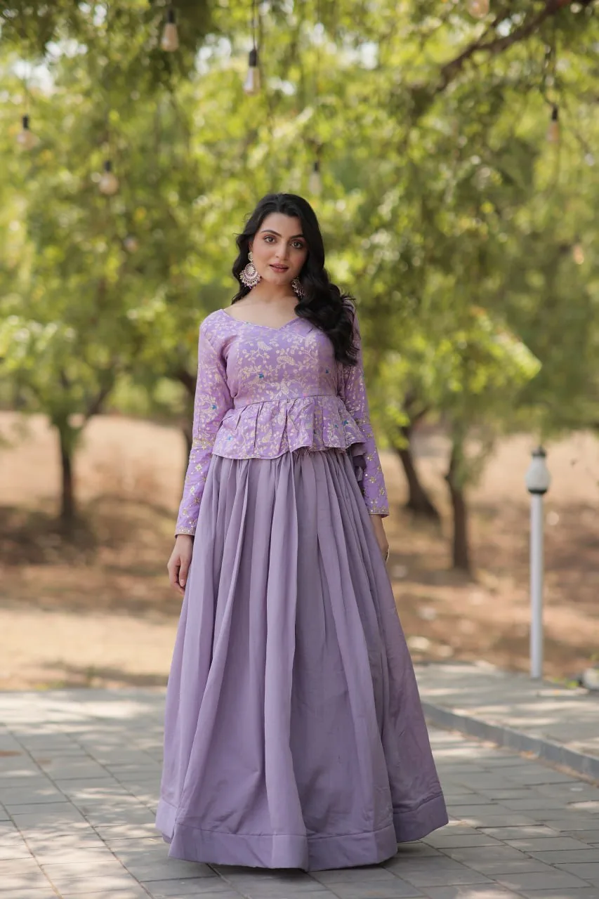 Purple Lehenga Choli