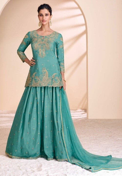 Designer Palazzo Suit for Wedding