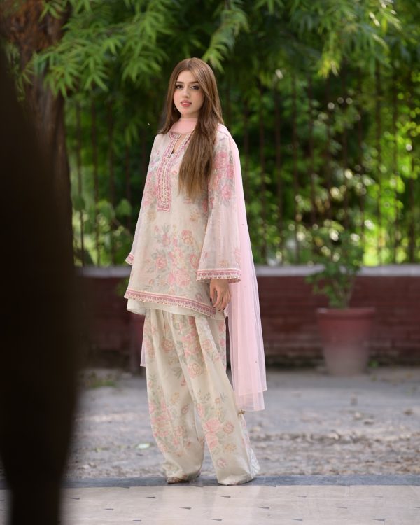 Farsi Plazzo Designer Georgette Party Wear Set