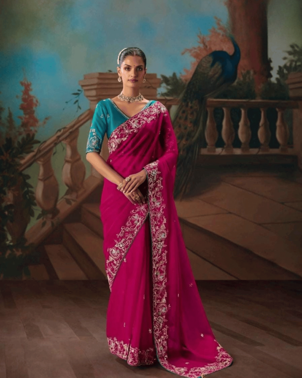 Wedding Saree – Elegant Embroidery Collection