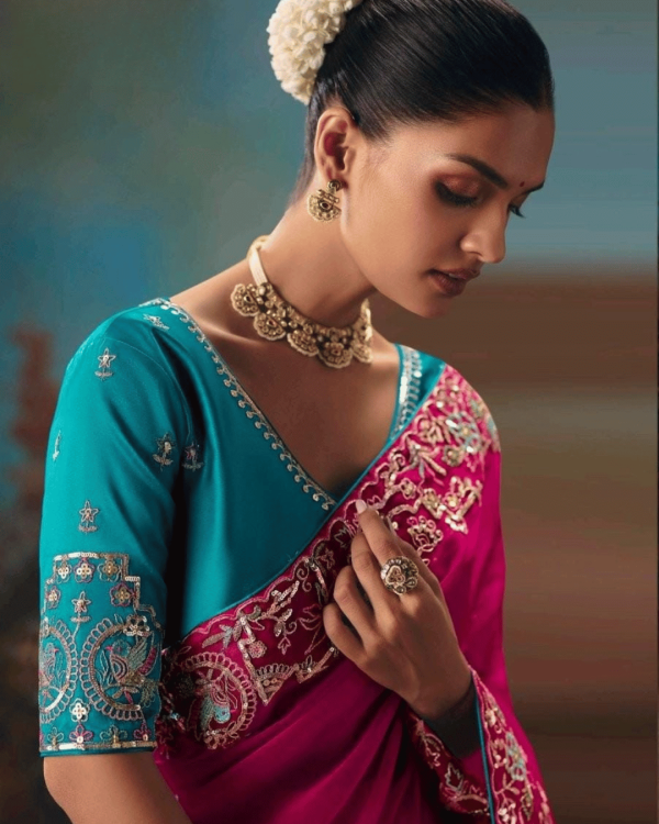 Wedding Saree – Elegant Embroidery Collection