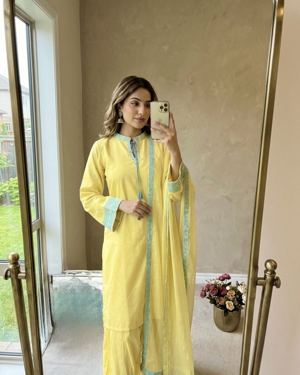 yellow suit with pant
