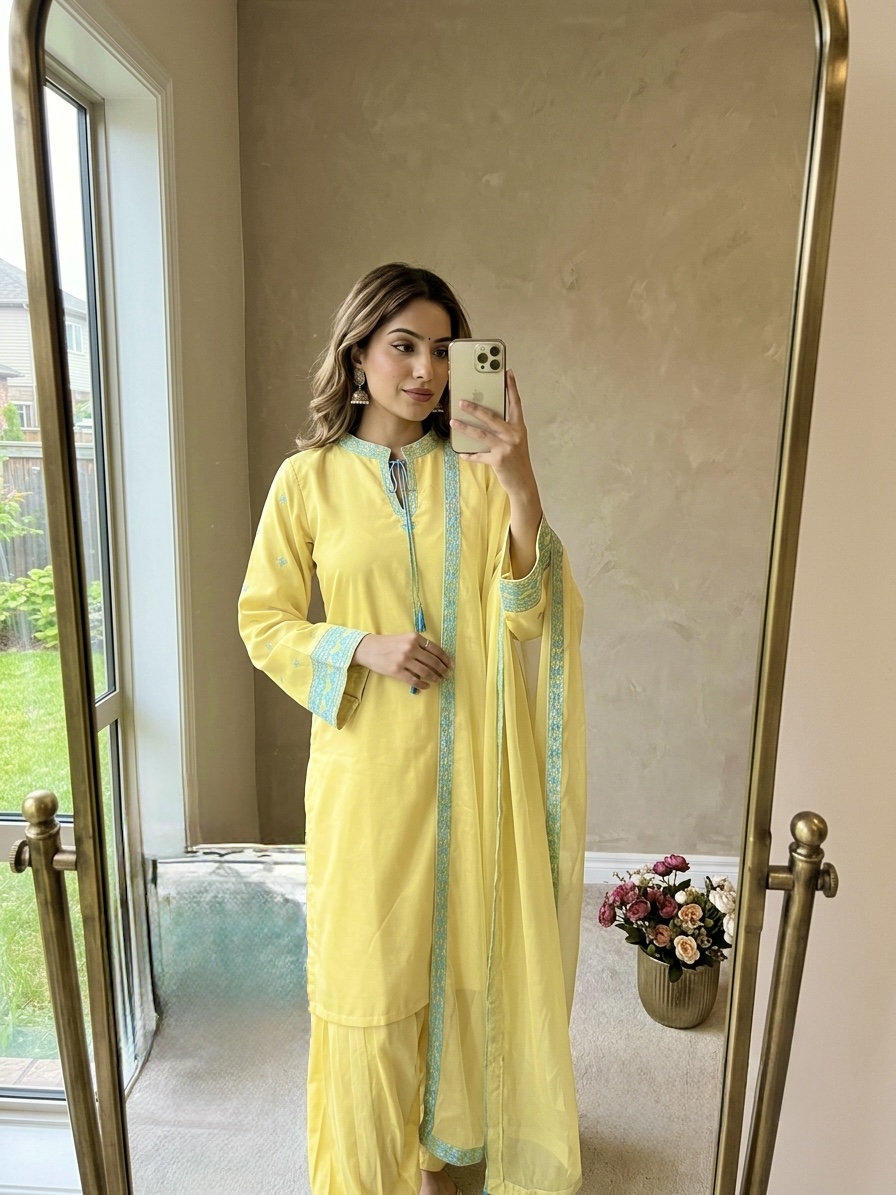 Women’s Yellow Suit With Pant – ...