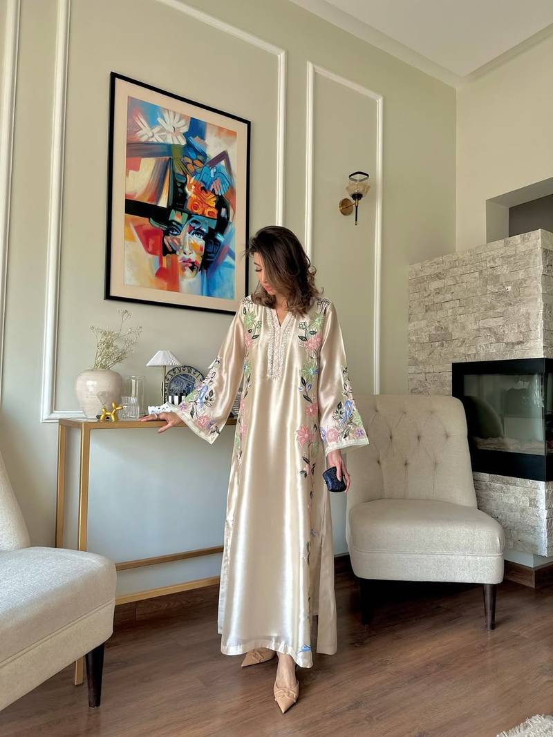 Designer Party Wear Kaftan Set with Dupatta | Women