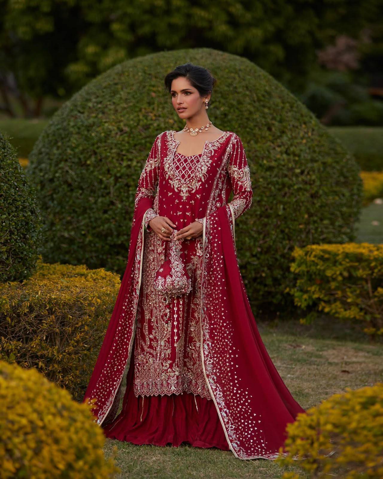 Palazzo Kurti Set for Women with Dupatta | Zari Embroidery